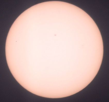 Solen under Merkur passagen maj 2016